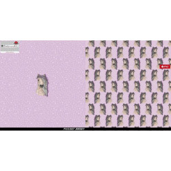 Jersey - Fräulein v. Julie Blumenkranz Pferd Panel flieder